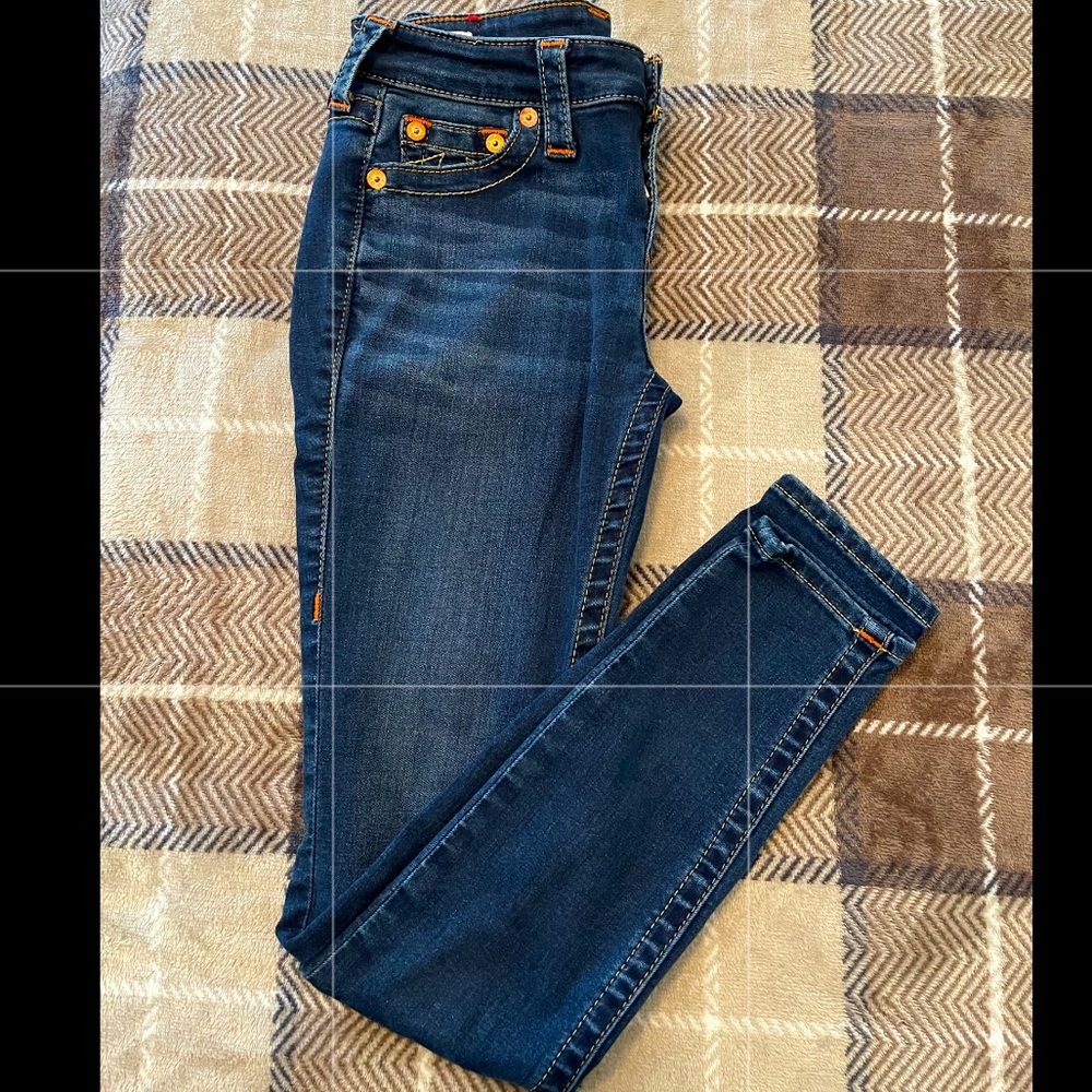 True Religion straight leg mid rise 26